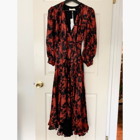 Anthropologie x Caballero silk wrap dress - Picture 8 of 8